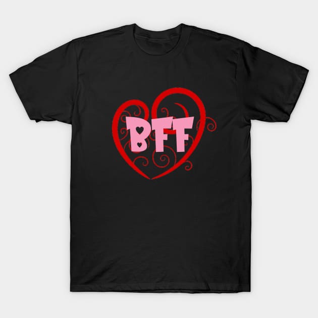 BFF Hearts T-Shirt by tropicalteesshop